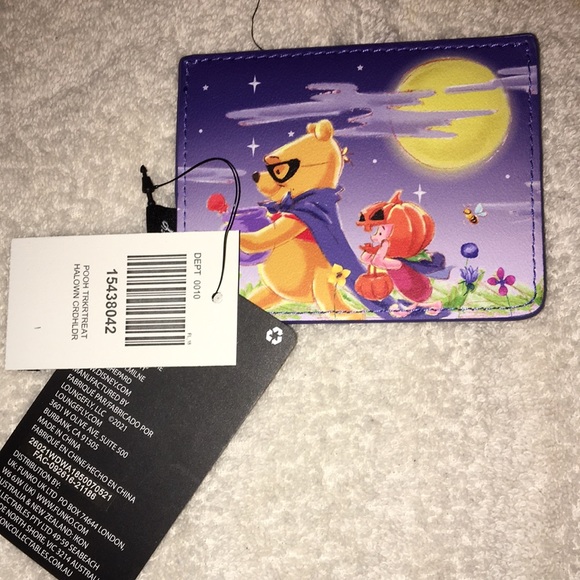🎃Disney Winnie The Pooh Halloween Passport Crossbody Bag & Cardholder - Picture 4 of 12